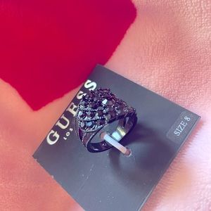 Guess black ring